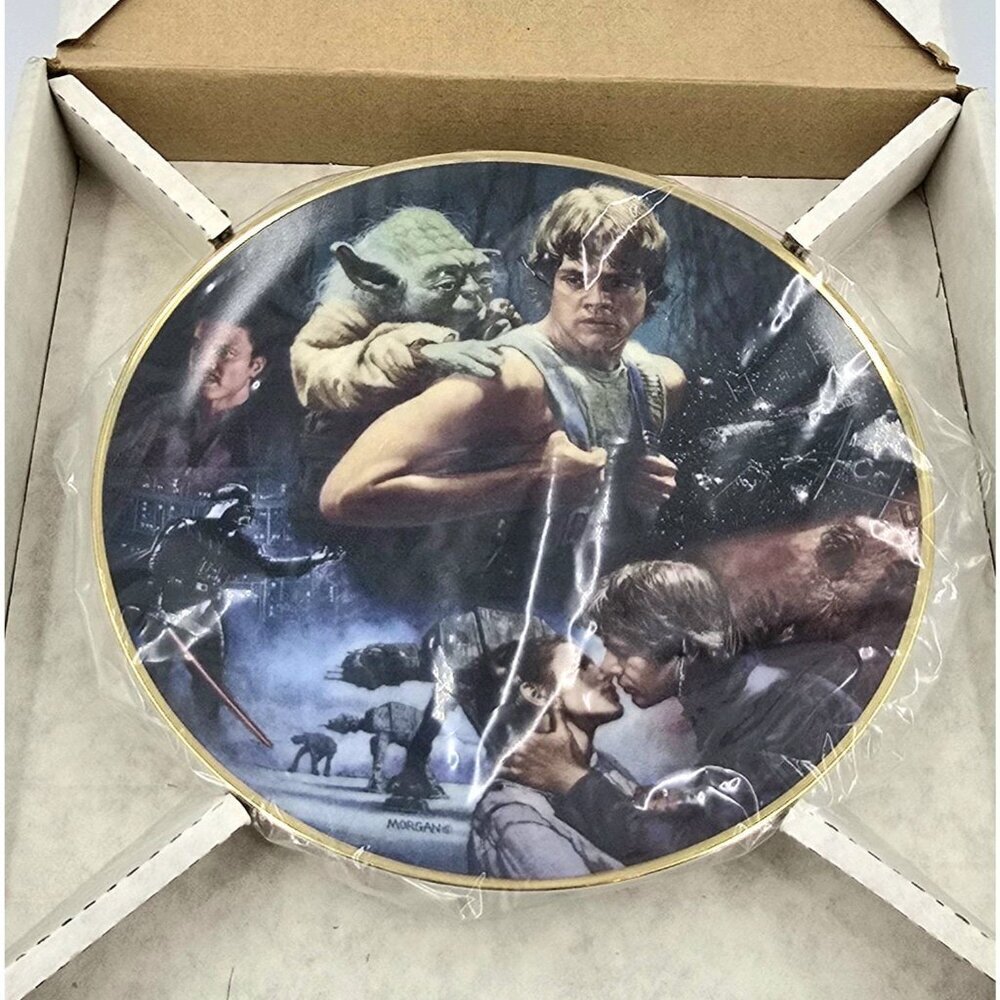STAR WARS THE EMPIRE STRIKES BACK COLLECTORS PLATE Hamilton Collection New - Picture 7 of 8